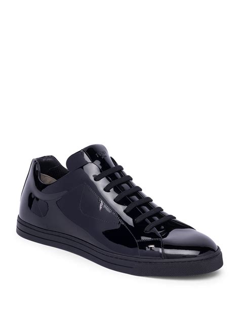 fendi monster patent leather sneakers|Fendi sneakers for men.